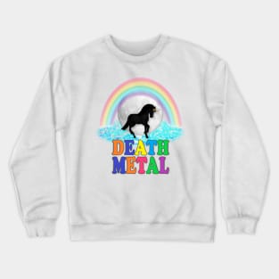 Death Metal Unicorn Crewneck Sweatshirt